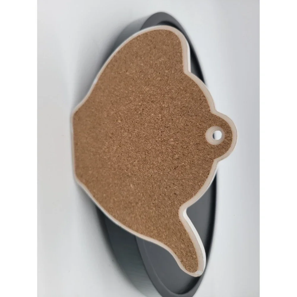 Teapot Coaster Trivet Mandala Design Ceramic Cork Backed Tiles Boho 4.5
